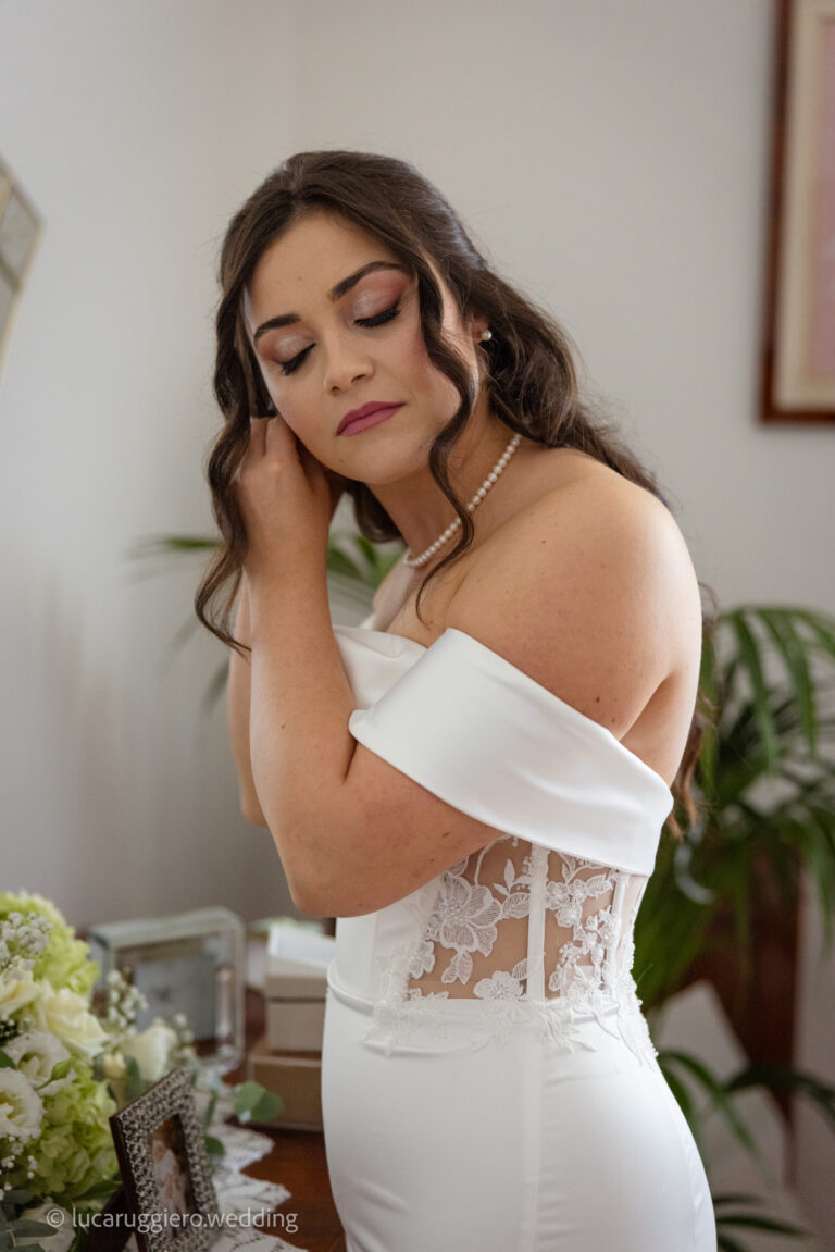 Preparazione Teresa sposa fotografia Luca Ruggiero