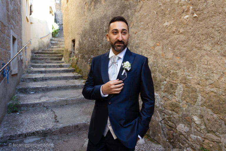 Foto sposo a Luzzano